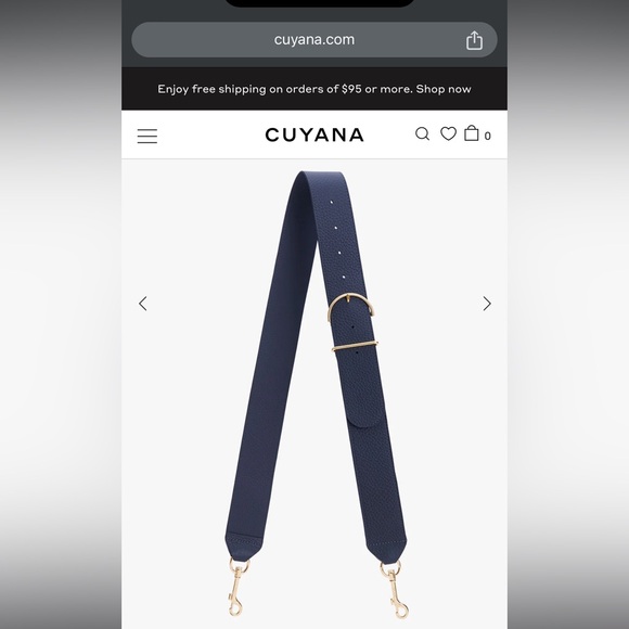 NWOT Cuyana system tote dual shades of navy and grey - Picture 10 of 15